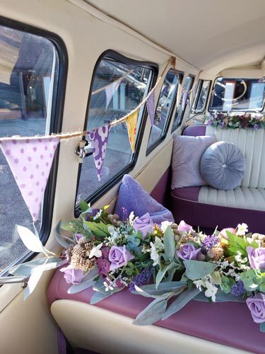 wedding campervan hire lucky penny weddings